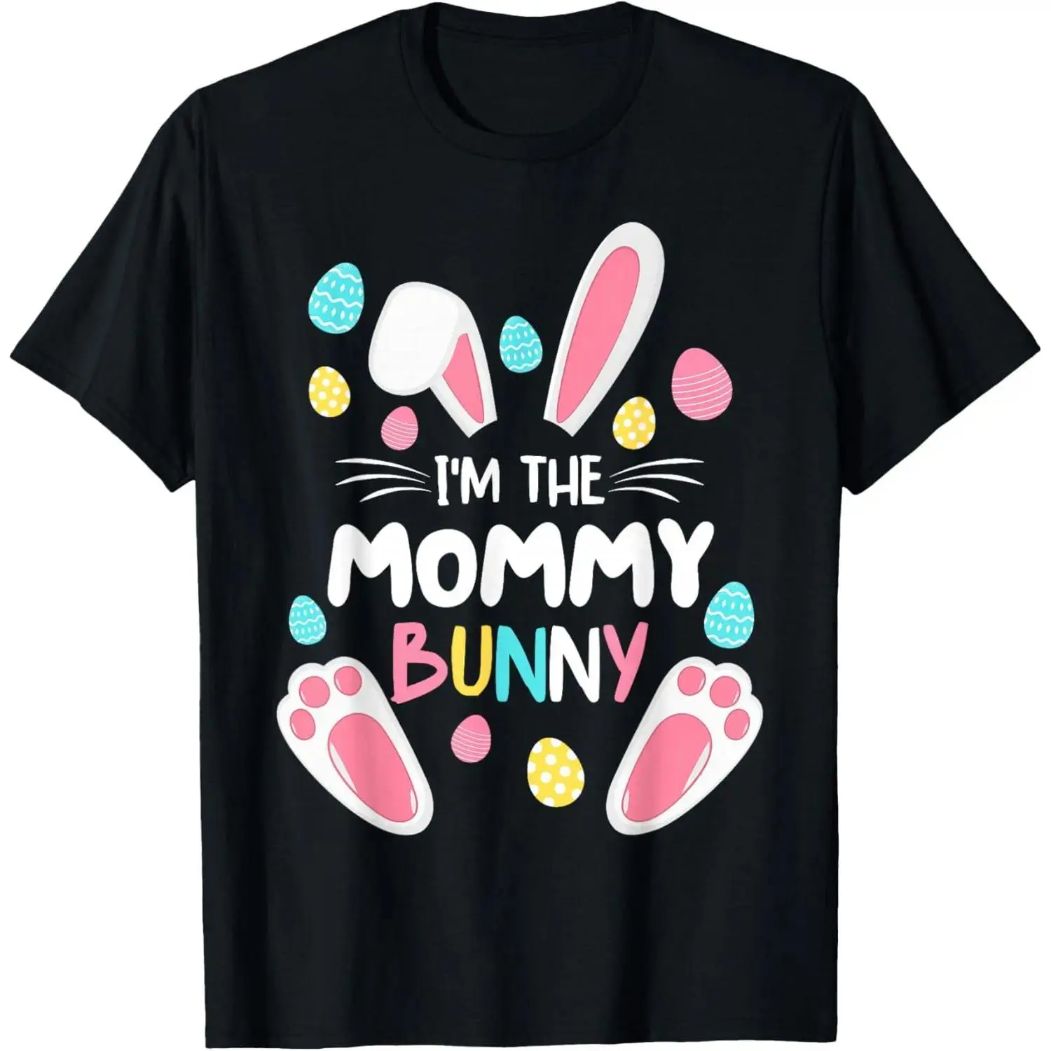 Unisex I'm The Mommy Bunny Matching Family Easter Party 2026 T-Shirt