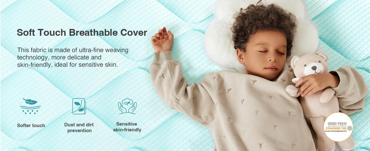 Novilla Cooling Mattress Topper ,Mattress Pad with Deep Pocket for 8-21" Mattress,Soft Mattress Cover for Back Pain Relief,Queen/King Size