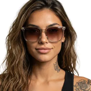 DAX EYEWEAR ELLA Sunglasses - Large Polycarbonate Frame, Hair-Friendly, Tangle-Free, UV Protection, Fashionable Frames, Trendy Styling