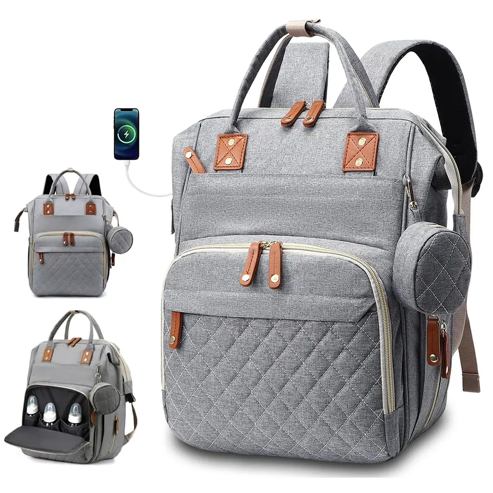 Baby Diaper Bag Backpack, Baby Bag for Girls & Boys, Large Waterproof Diaper Backpack - Baby Shower Gifts for Boys & Registry Must Haves - Travel Diaper Bags with Newborn Stuff