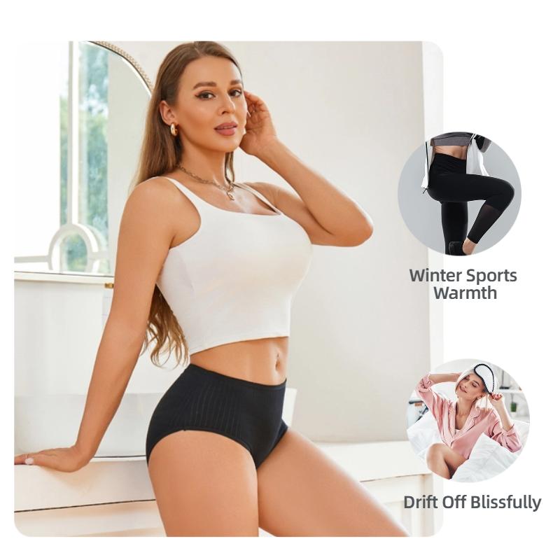 FINETOO 10PCS Cotton Panties for Women Underwear Outfit Flexible Everyday Briefs Basic Minimalist Comfortable Bikini Briefs S-2XL  Womenswear