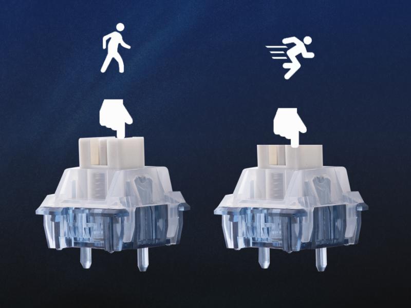 EPOMAKER HE80 Gasket-mounted Wired Gaming Keyboard with 8K Polling & 32K Scan, DKS & SOCD and Programmable South-Facing RGB Backlight Hot-Swappable Gaming accessories creamykeyboards desk accessories creamy keyboard TikTokShopSpringGlowUp