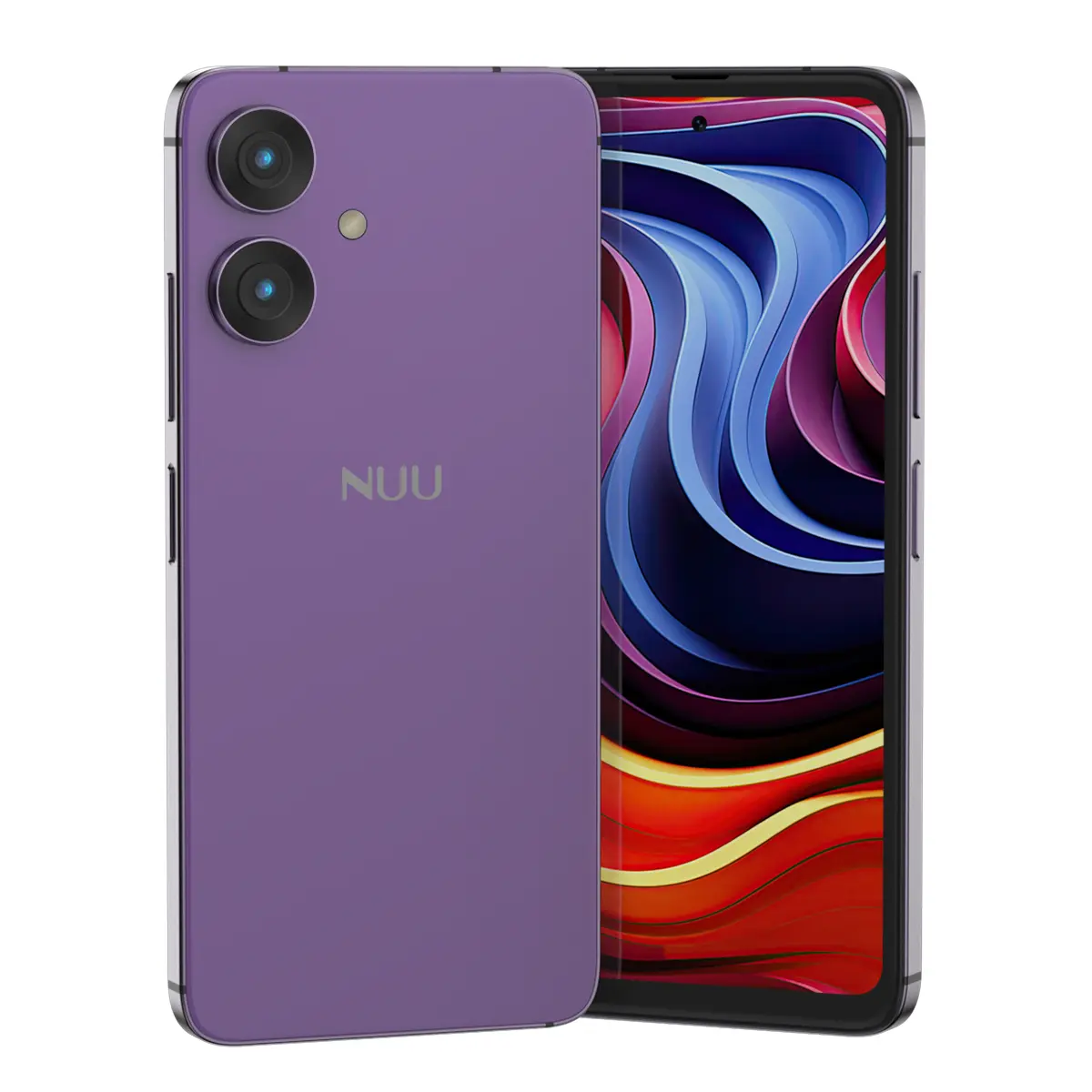 NUU N20 Android 15 Smartphone - 6.6” HD+ 90Hz Smooth Scroll Display, 6GB RAM, 128GB Storage, Dual Rear Cameras, 5000mAh Battery, Accessories, Easy-to-Use Cellphone Mobile Device, Easy To Use Mobile Phones