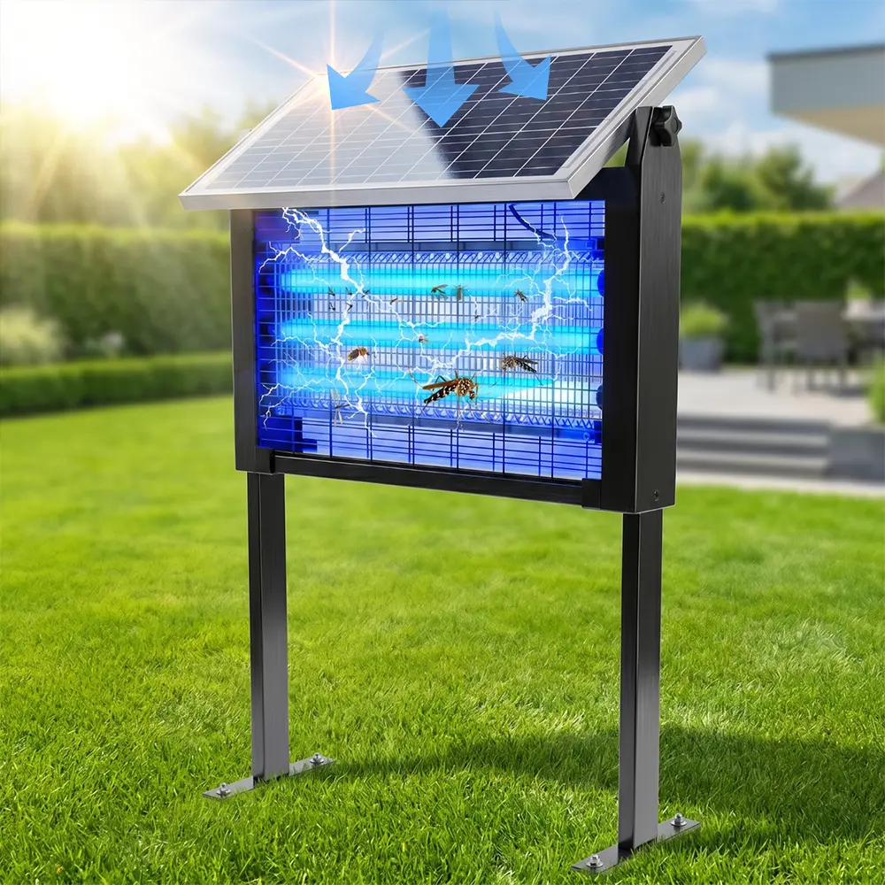 【Clearance Sale】3500V Solar Bug Zapper, High Power Cordless Mosquito Zapper Sensor, Dual Solar & USB Rechargeable Insect Killer for Patio, Garden, Backyard, Outdoor Use,back to school,back to school haul