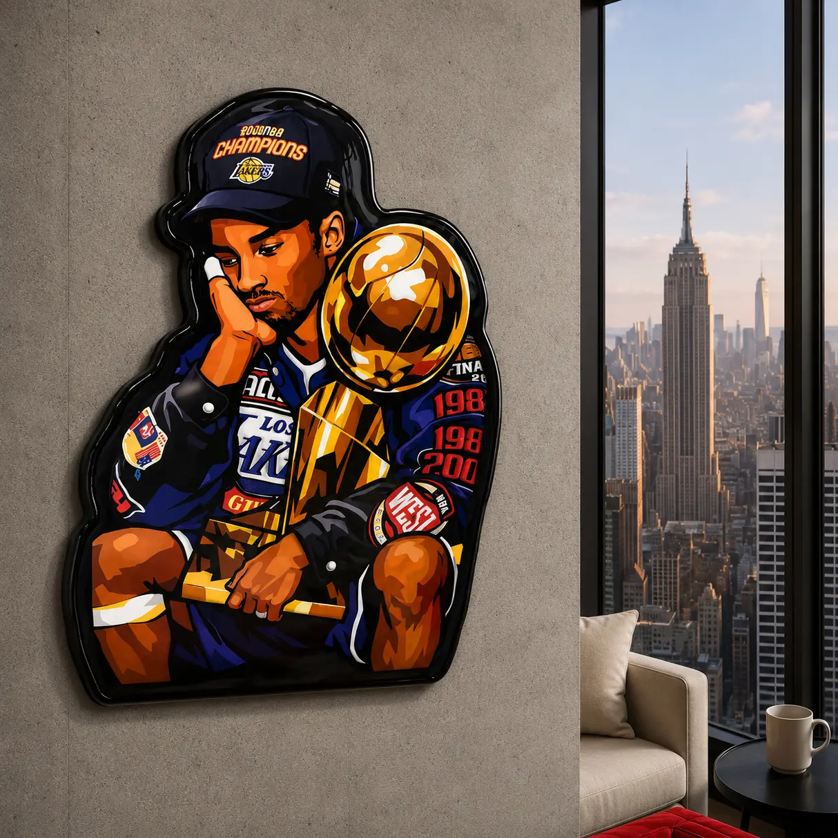 24 Epoxy Wall Art - Stylish Indoor Home Decor, Living Room & Bedroom Accent Piece