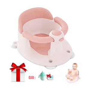 Baby Bath Seat for Babies 6 Months & Up, Bath Seats for Babies Sitting Up, Open Design, Non-Slip, Compact Toddler Bath Seat