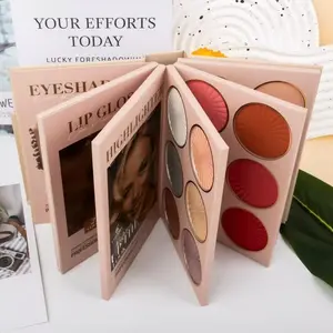 Fashion Makeup Book,  -5-Layer Book-Style Makeup  with 67 Professional Shades, Embossed Glitter , Blush, Contouring, and Highlighter Pearlescent Matte  Stick Set prison    soft  summer  rose  Soft Glam  Palette mikayla  nogueira  pimby eyeshadow color oil