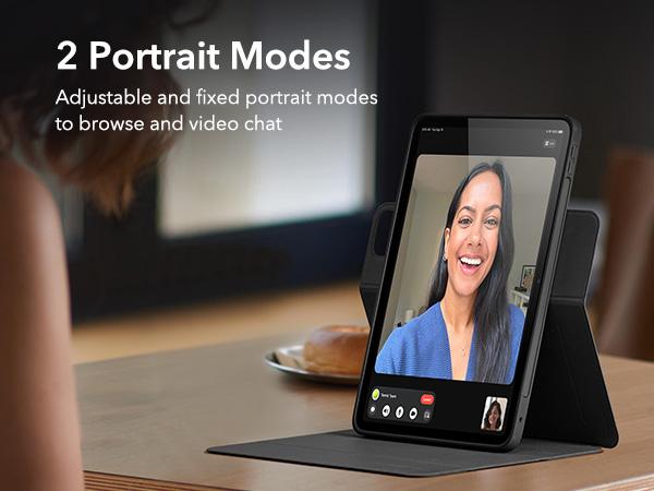 ESR for iPad Pro 11/13 Inch Case M5/M4(2025/2024), iPad Pro 11/13 Case with Fold Stand Cover, Pencil Holder, Removable Magnetic Cover, Vertical Stand, Fully Supports Pencil Pro and Pencil(USB-C), Rebound 360 Series