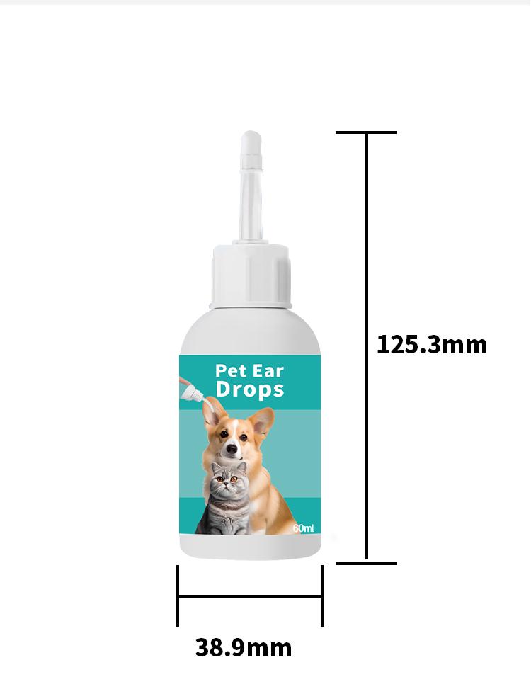 Dog Ear Cleaner Solution to Clean and Refresh Pet Ears, Softens and Clears Wax Buildup, Helps Eliminate Smelly Odor and Irritation, Safe for Routine Use on Dogs and Cats with Sensitive Ears.#TikTokshopBlackFriday
