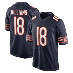 Chicago Williams 18 Black_Navy_Orange_White Football Player Game Jerseys, Sports T-shirts Top for Men Women Youth Boys Girls - TikTok Shop _ Holiday Sales TikTok Shop