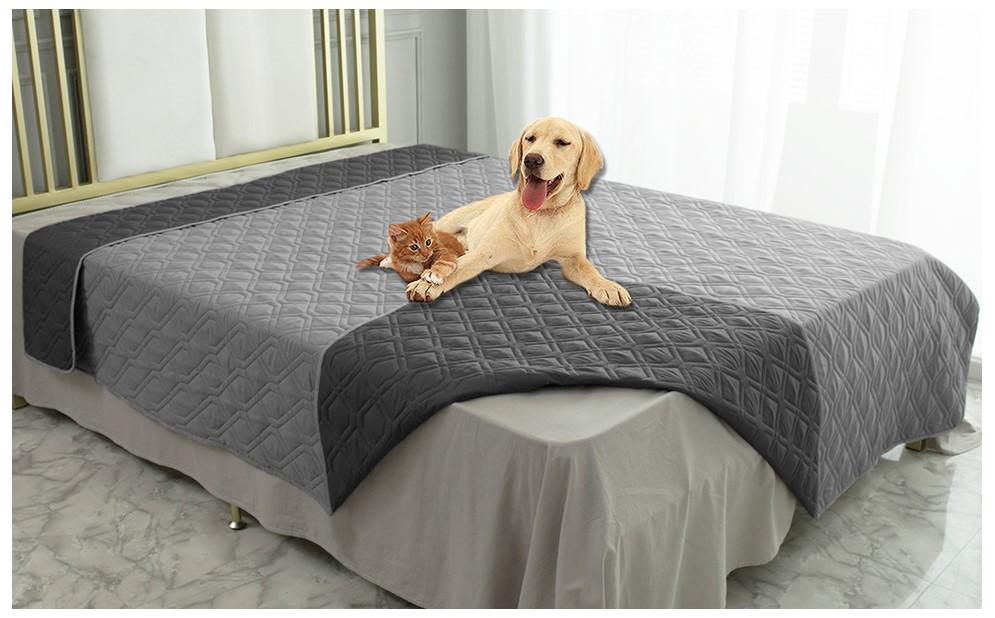 Waterproof Dog Bed Cover Pet Blanket for Furniture Bed Couch Sofa Reversible