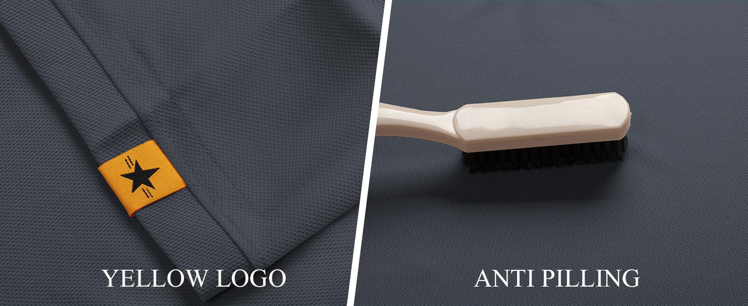 Lightweight ZITY Men's Tactical Polo Shirt - Quick-Dry Performance Work Tops - Athletic Short Sleeve with Sunglass Loop & Utility Pocket - Beige & Multi-Color gifts