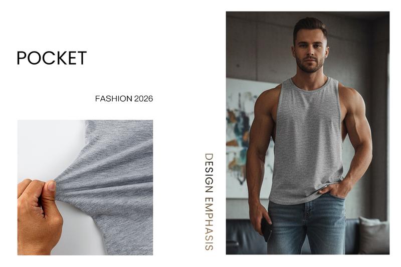 JMIERR Mens Drop Arm Tank Tops Gym Workout Sleeveless Muscle Shirts Cut Off Summer Tee Shirt