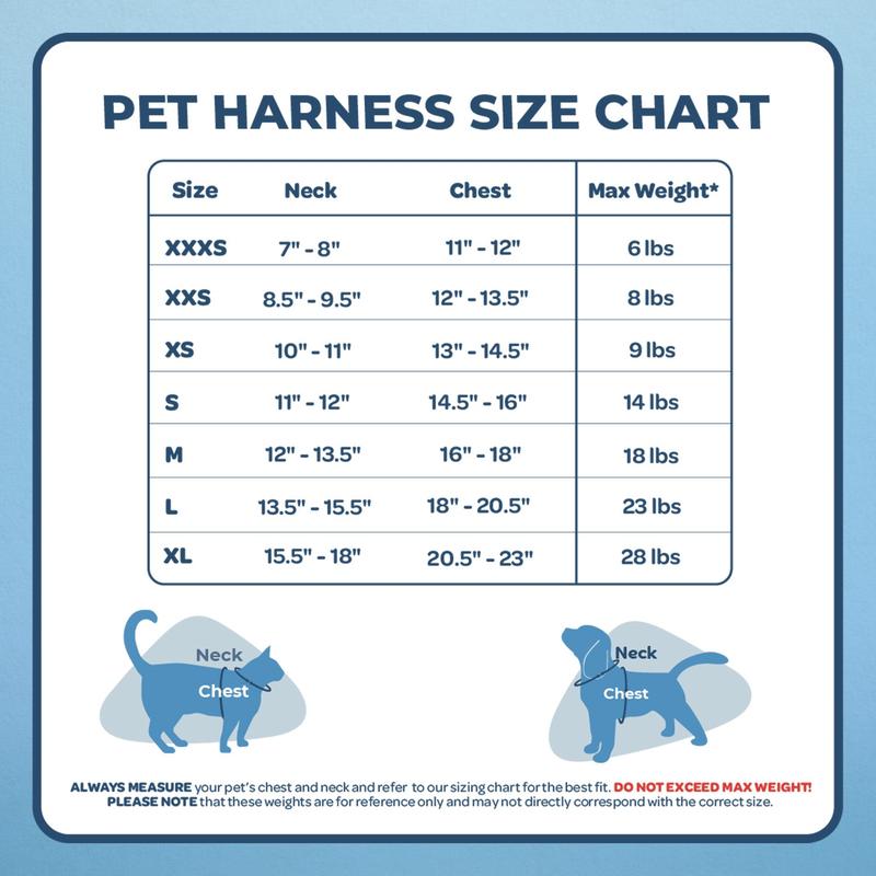 Step-In Air Pet Harness with Matching Trim