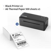 Black Printer + Label Paper 500PCS