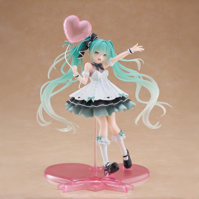 AMP+ Series Hatsune Miku 2025/2024 Birthday Party Ver. PVC Anime Figure Official Figurine Collectible Model Table Ornament Fan Collection Holiday & Birthday Gifts