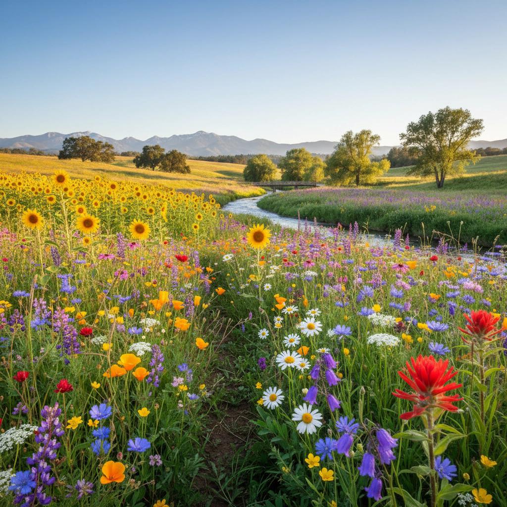 Wildflower Mix – 5000 Seeds Garden Seeds, Colorful Variety of Pollinator-Friendly Blooms, Supports Local Wildlife, Perfect for Garden Beds, Borders & Meadows