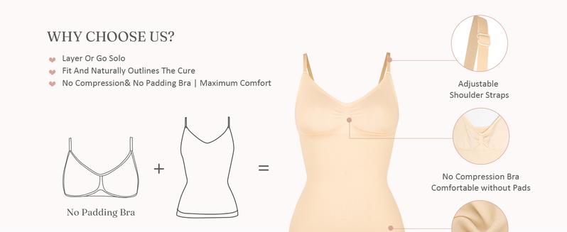 FeelinGirl Camisole Tops Womens Shapewear Tank Top Tummy Control Cami Tanks Seamless Womenswear Spaghetti Strap Underwea Basic Comfort Springtok FeelinGirl Camisole Tops Womens Shapewear Tank Top Tummy Control Cami Tanks Seamless Womenswear Spaghetti Strap Underwea Basic Comfort Springtok