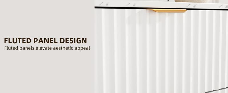 VOWNER Tall Dresser for Bedroom 5-Drawer Dresser 48" Tall Modern Chest of Drawers Wide Chest of Drawers Storage Drawers Storage Organizer for Closet Hallway Entryway White