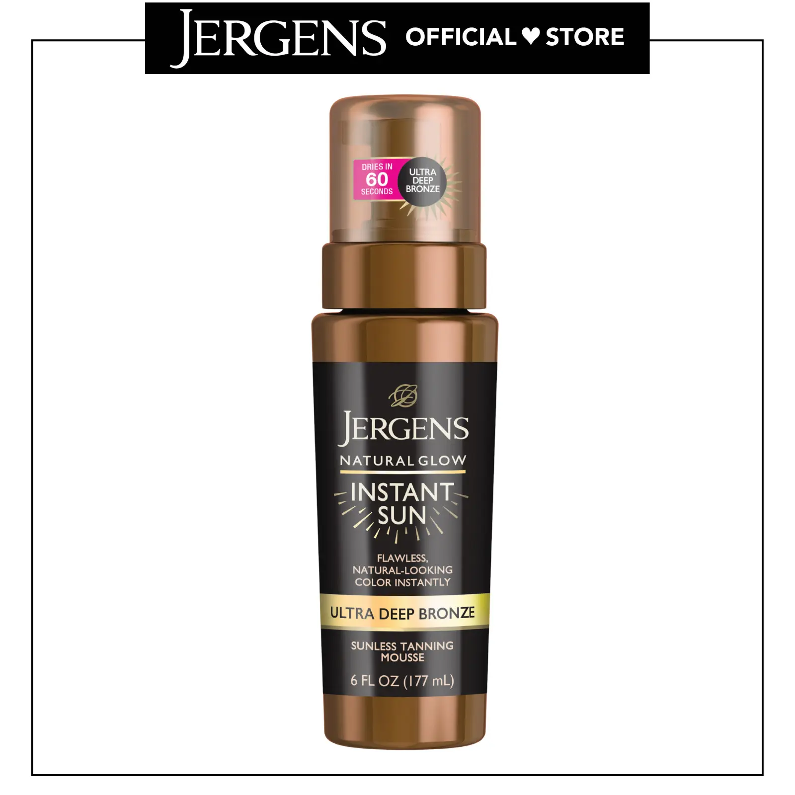 Jergens Natural Glow Instant Sun Moisturizing Mousse, Ultra Deep Jergens Natural Glow Instant Sun Moisturizing Mousse, Ultra Deep