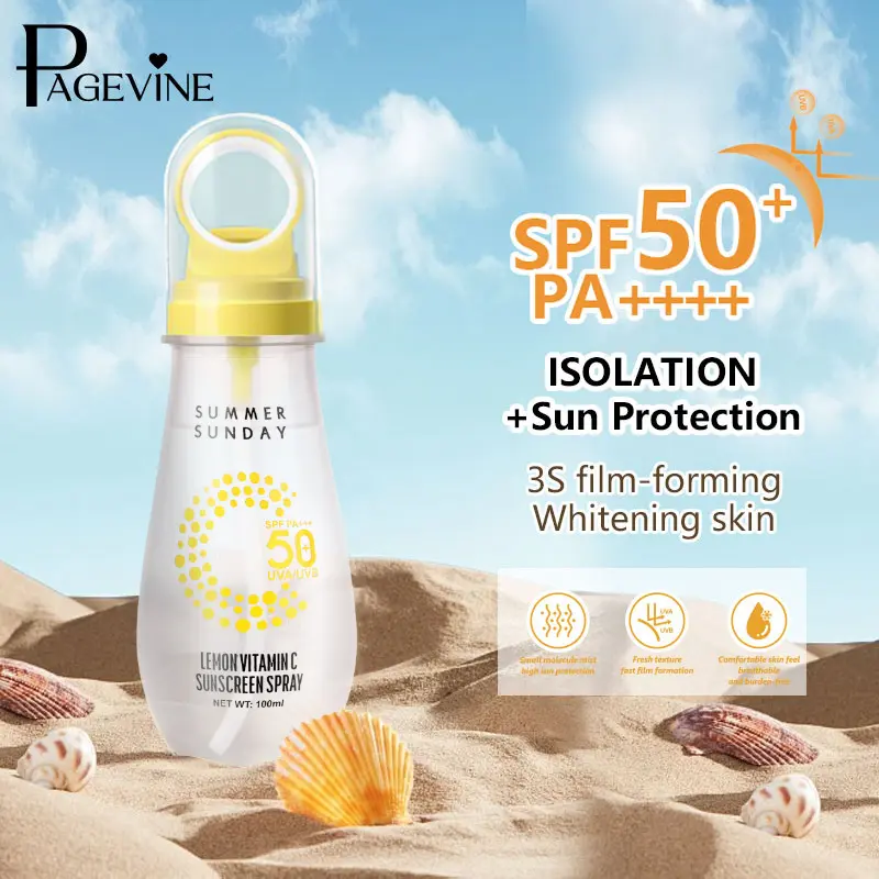 SPF50+ Sun Protection Spray, Quick Dry Invisible Sunscreen Mist for Beach & Outdoor Sports