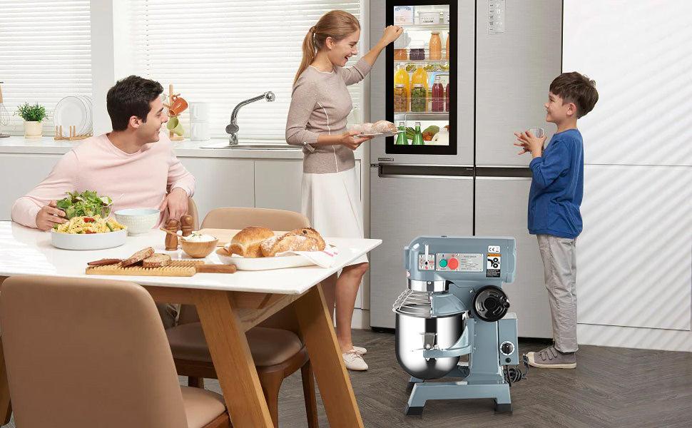 【GARVEE】Commercial Stand Mixer 15Qt with Timing Function, 600W 3 Speeds Adjustable, Stainless Steel Bowl Stand Mixer With Safety Guard, Premium for Schools Bakeries Restaurants Pizzerias