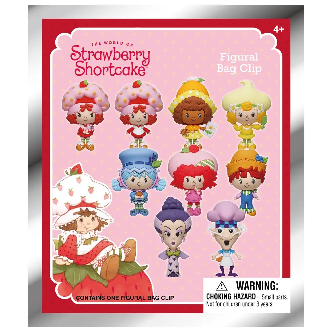The World of Strawberry Shortcake 3D Foam Bag Clip Figure, Series 1 Blind Pack - Cute Collectible, Surprise Figure for Adventure Enthusiasts