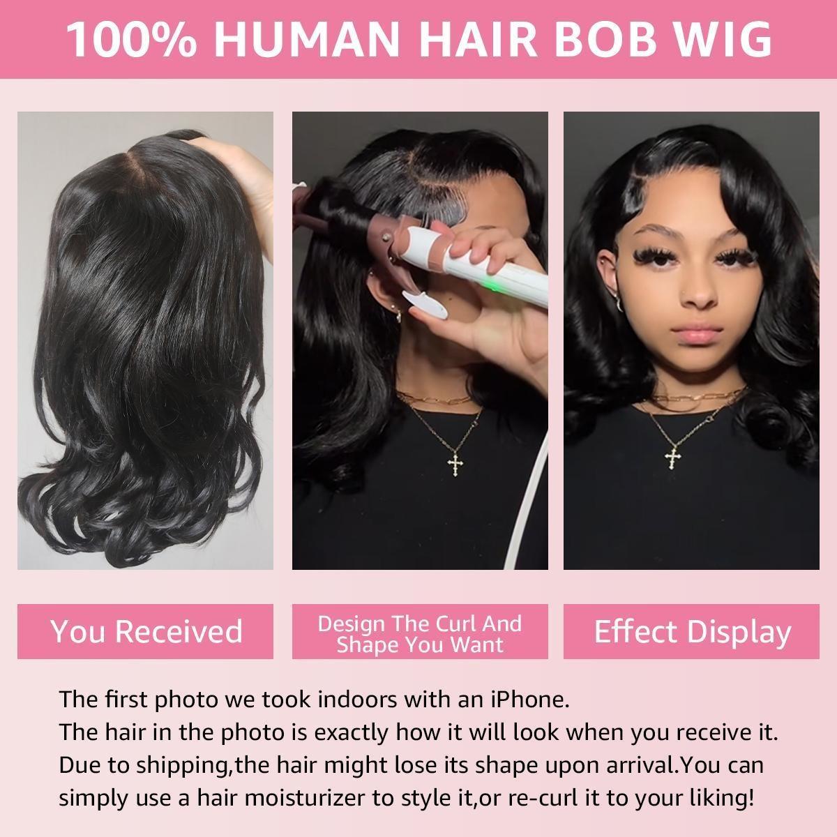 [Free Upgraded 7x6 Lace] Menglle Hair Glueless 250% Density 7x6 Lace Closure Wig Bouncy Body Wave Pre Cut Pre Bleached Ready Go Wigs Side Part#springfresh#GiftedInLove