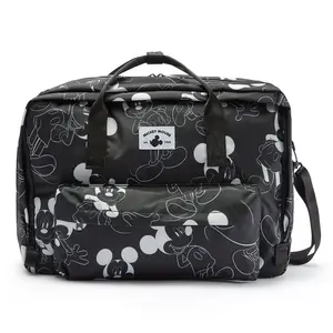 Disney Store Mikey Mouse Black & White Duffle Bag