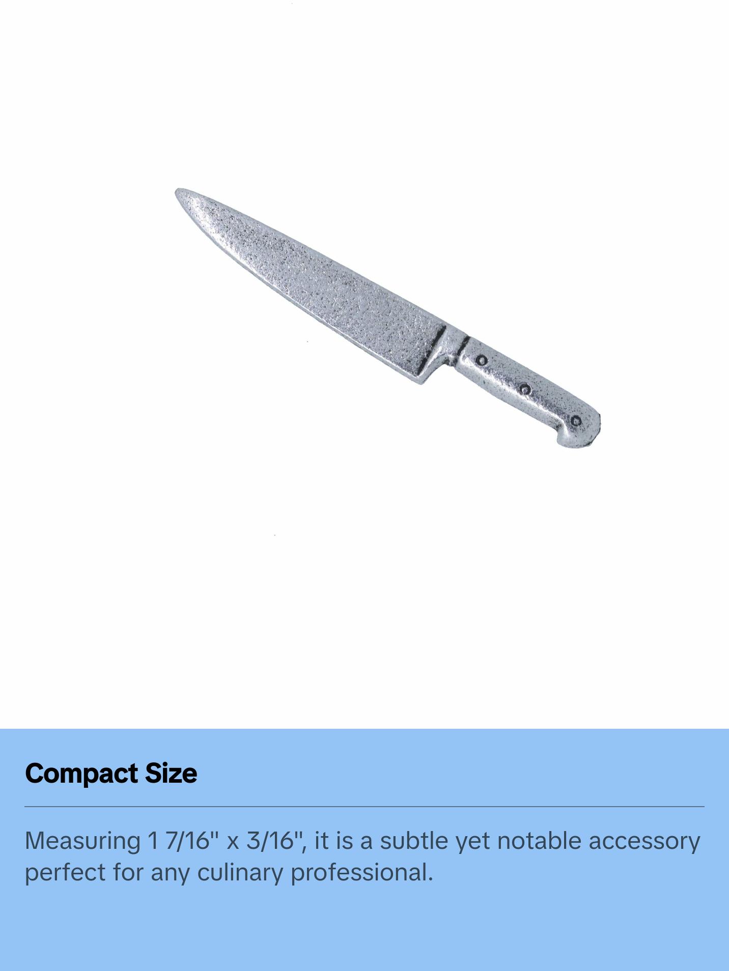 Chef's Knife Lapel Pin