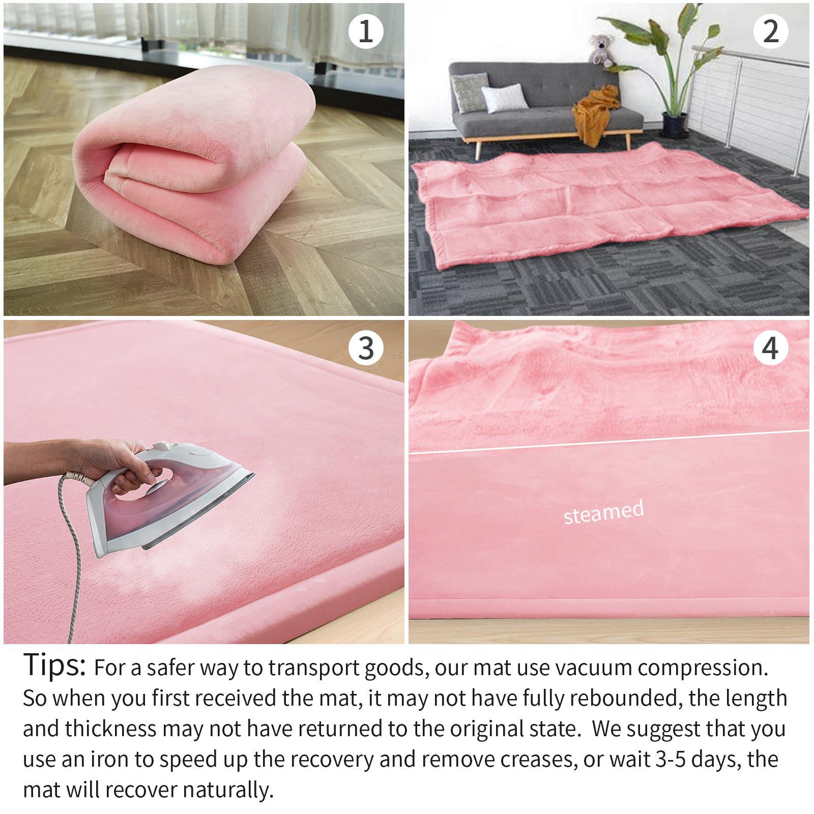 HulooSleep Play Rug for Playroom, Living Room - 1.3inch Thick Velvet with Non-Slip Bottom, Water-Repellent, Stain-Resistant HulooSleep Play Rug for Playroom, Living Room - 1.3inch Thick Velvet with Non-Slip Bottom, Water-Repellent, Stain-Resistant