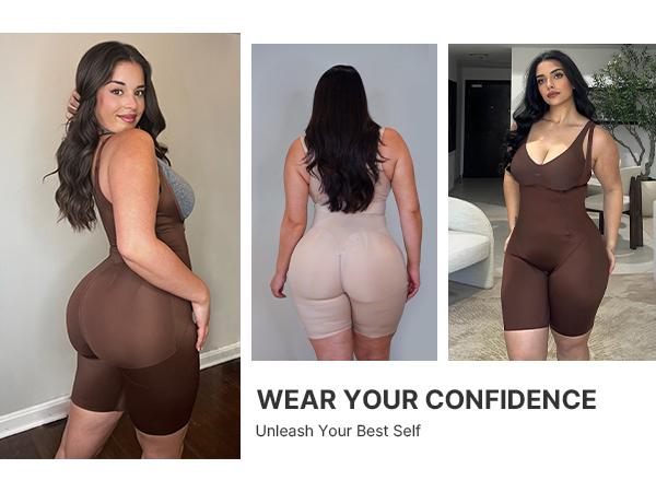 Shapellx BOOT-YEAH SilkSculpt Open Bust Full Bodysuit Creator