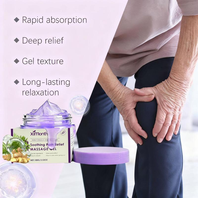 [Buy 2 Get 2 free ] Joint Care Gel KneeLumbar Shoulder Neck Muscle Pain Body CareMassage Cream Gel purple gel turmeric  Joint relief gel