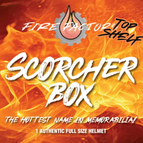 Fire Factory TOP SHELF Scorcher Box! Full Size Authentic Helmet. Case of 4