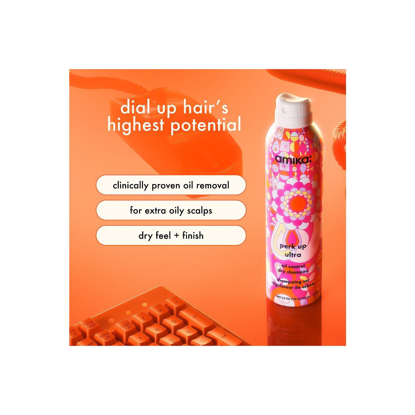 amika Travel Perk Up Ultra Oil Control Dry Shampoo