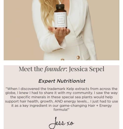 JSHealth Hair + Energy | Hair Vitamins Supplement for Daily Vitality | Advanced Formula