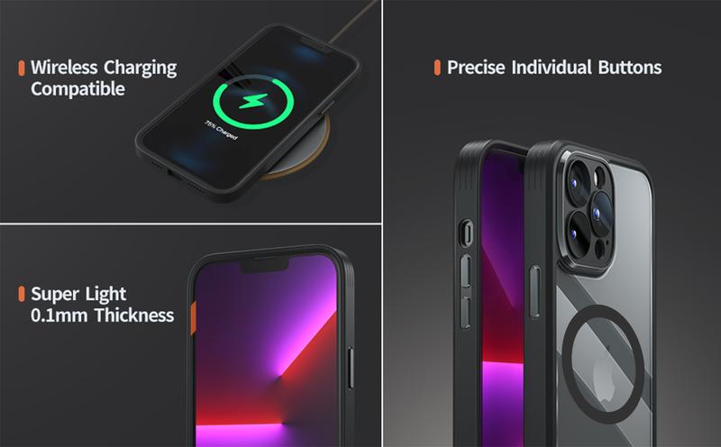 Camera Lens Protector Protection Phone Cases, Soft Rubber Side, Handy Grip, For iPhone 17 Pro Max Case,16,15,14,13,12 Shockproof Magsafe Casing Cover