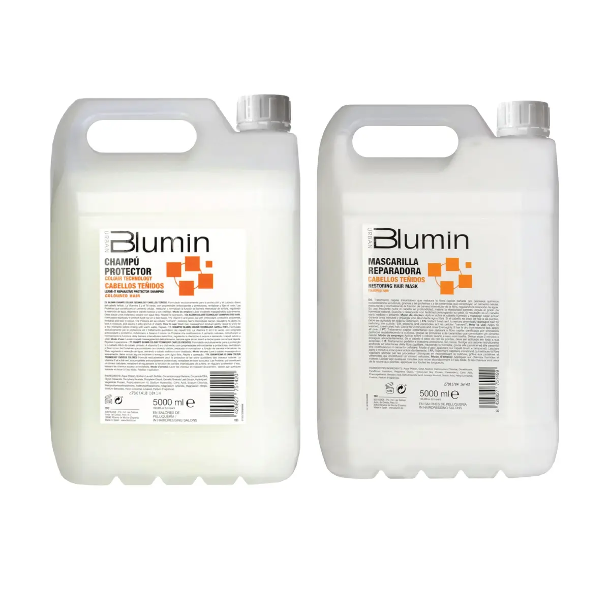 Blumin Dyed Hair Kit - Shampoo 5000ml + Mask 5000ml