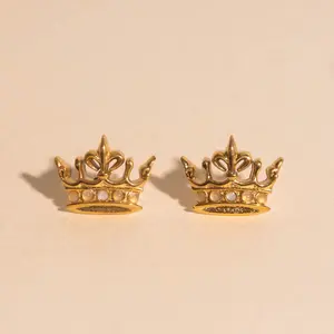 Crown Stud Earrings