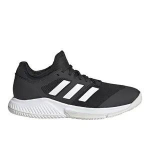 adidas Womens Court Team Bounce Indoor Volleyball Volleyball Sneakers Shoes - Black