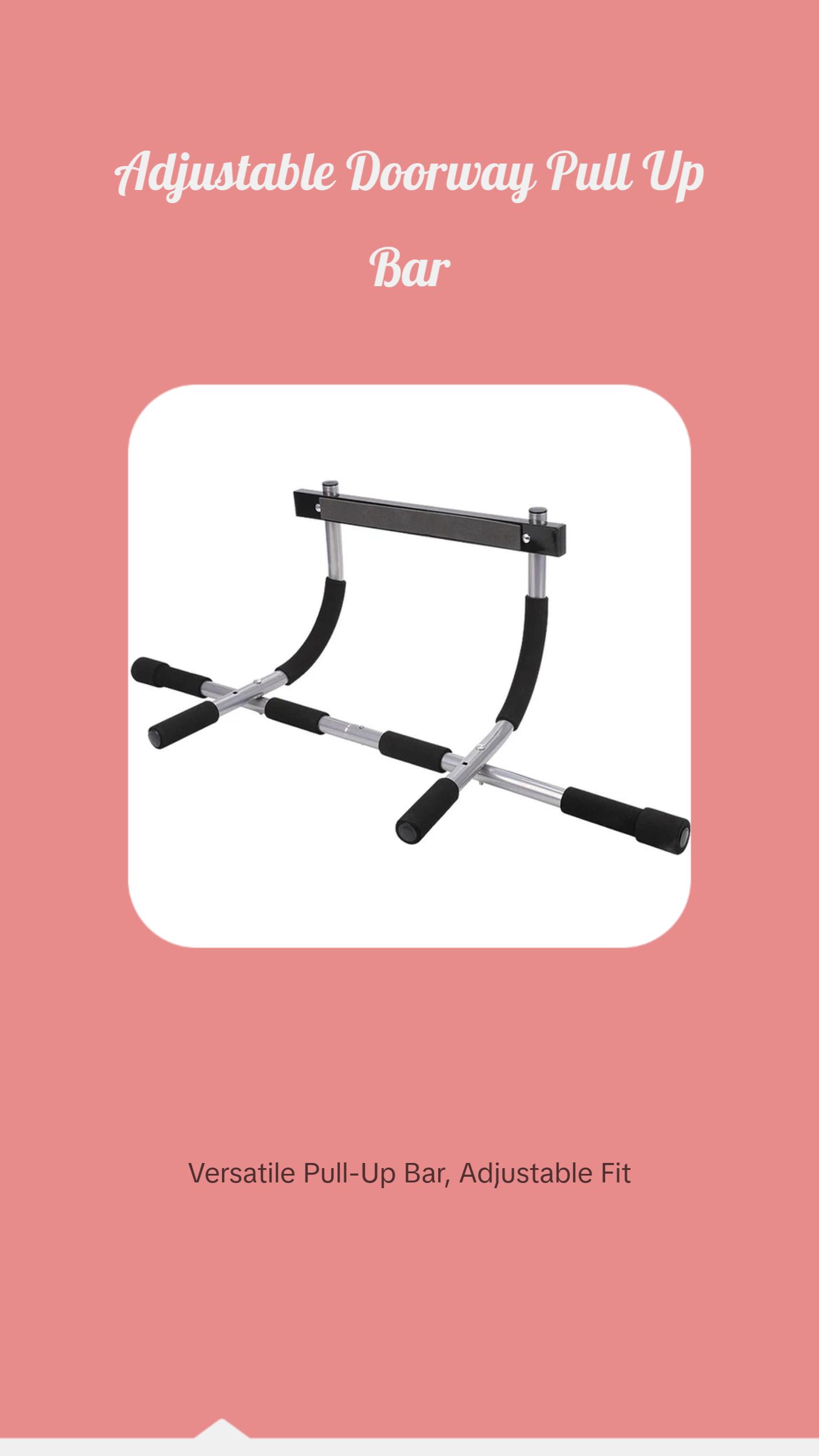Adjustable Multi-Functional Doorway Pull up Bar