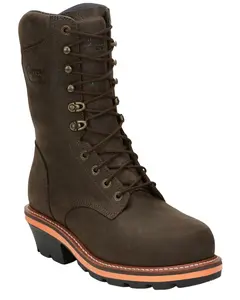 Chippewa Men's Thunderstruck 10" Waterproof Insulated Logger Work Boot Soft - Th1032