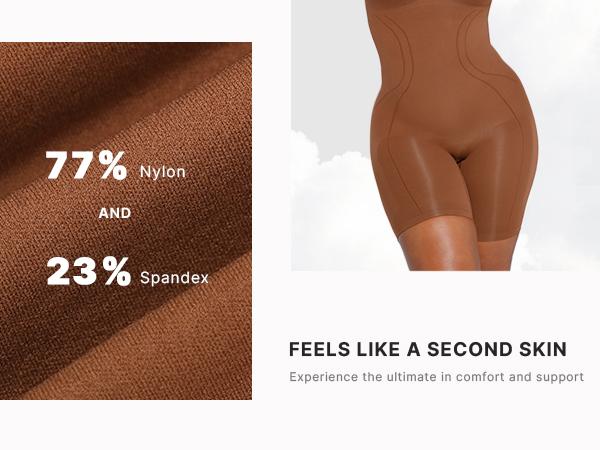 Shapellx Women's Soft Stripes Shapewear Smooth  Seamless Comfort Womenswear Essential Love Piece Underwear