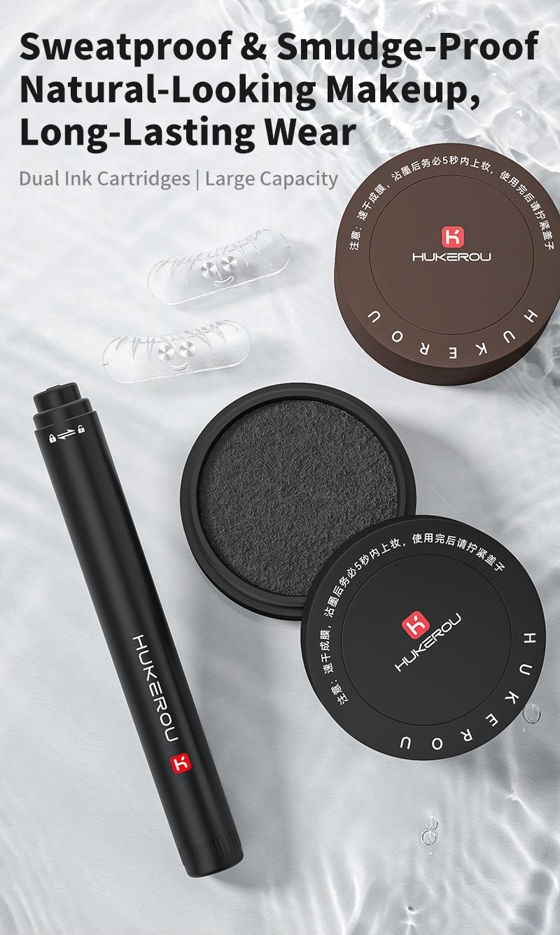 [Valentine Exclusive] Lower Eyelash Stamp 11-Piece Makeup Set – Glue-Free Long-Lasting Smudge-Proof, Water-Proof Ink, Eyeliner-Like Finish, Compact Design, Easy Application for Natural Look, Beginner Essential Cosmetics