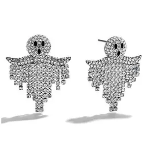 BAUBLEBAR Halloween Ghost Chandelier Fringe Earrings