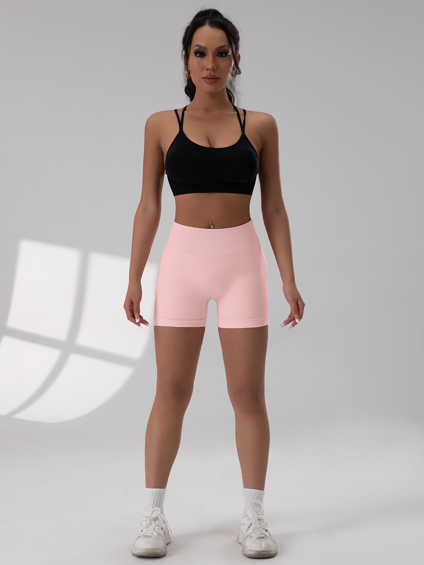 CHRLEISURE 3/6PCS High Waisted Biker Shorts for Women- Fitness Athletic Workout Running Yoga Gym Shorts