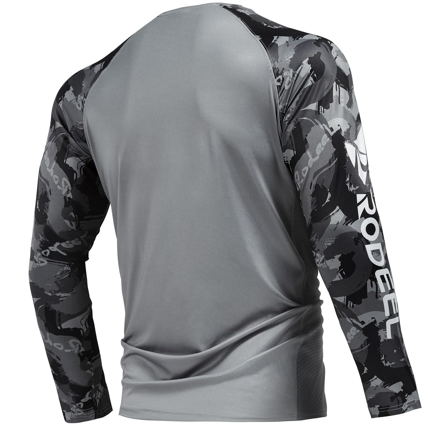 RODEEL 902 Long Sleeve Shirts Men UPF 50+ Sun UV Protection Lightweight Quick Dry Moisture Wicking Breathable Cooling Activewear for Outdoor Sport Gym Workout Hiking Camping Running Fishing Boating Construction Landscaping, Holiday Gift