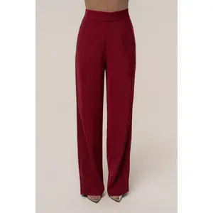 Burgundy Suite Life Woven Pant