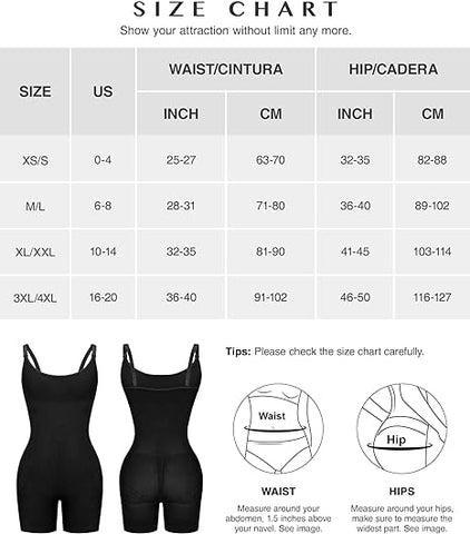 FeelinGirl Full Body Shapewear for Women Tummy Tuck Butt Lifting Womenswear Comfortable FeelinGirl Full Body Shapewear for Women Tummy Tuck Butt Lifting Womenswear Comfortable