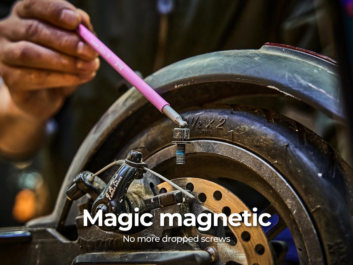 toolant Allen Wrenches Sets 22pcs(Metric&SAE), Extra Long Arm Allen Key Set with Ball End, Unique Patented Design for Magnetizing and Demagnetizing